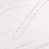 Stainless Steel Crystal Pearl Heart Chain DIY Bracelet Necklace Jewelry Materials