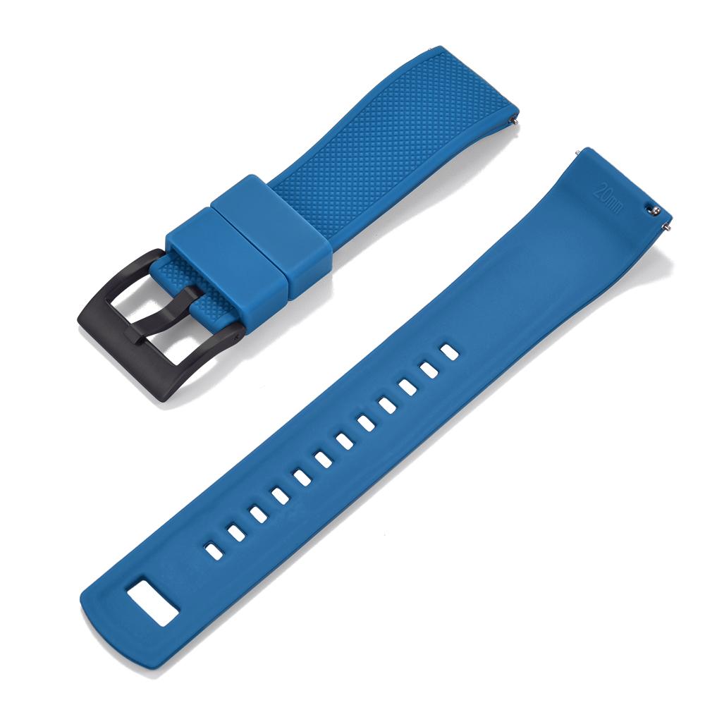 Premium Silicone Watch Band Quick Release Rubber Watch Strap 20mm Watch Strap Watch Replacement Rubber Watch Band