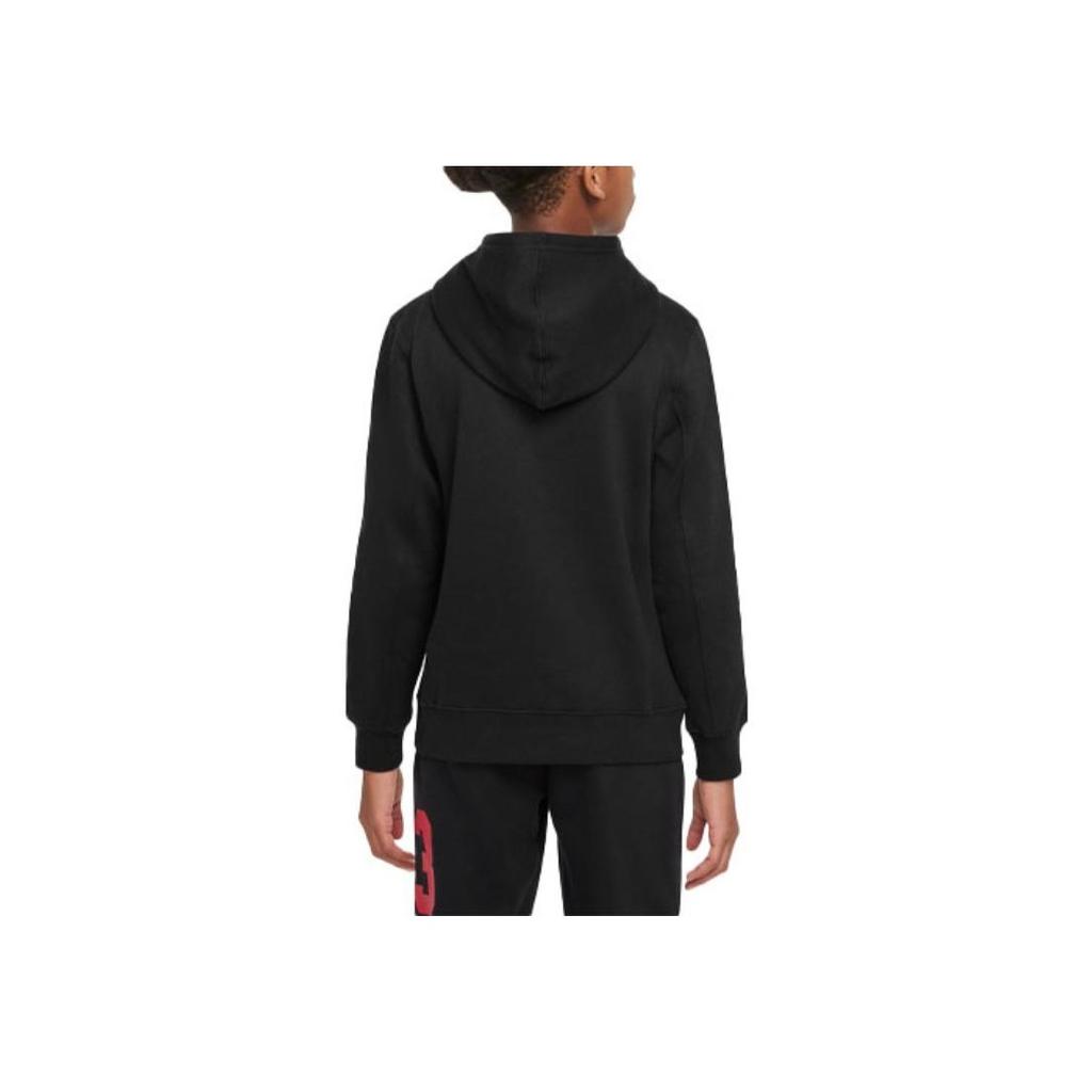 Jordan Logo Printed Sports Hoodie Kids Hoodies Black HA2577-023