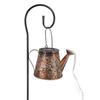 Solar Watering Can Lights Outdoor Garden Solar Lights Decorations Metal Retro Lamp for Patio Lawn