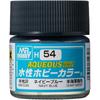 GSI Creos Aqueous Hobby Color Navy Blue Semi-Gloss 10ml H54 - High-Quality Acrylic Model Paint