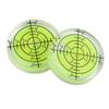 Bubble Level 2pcs 32*7mm/1.26*0.28in Fluorescent Yellow-green