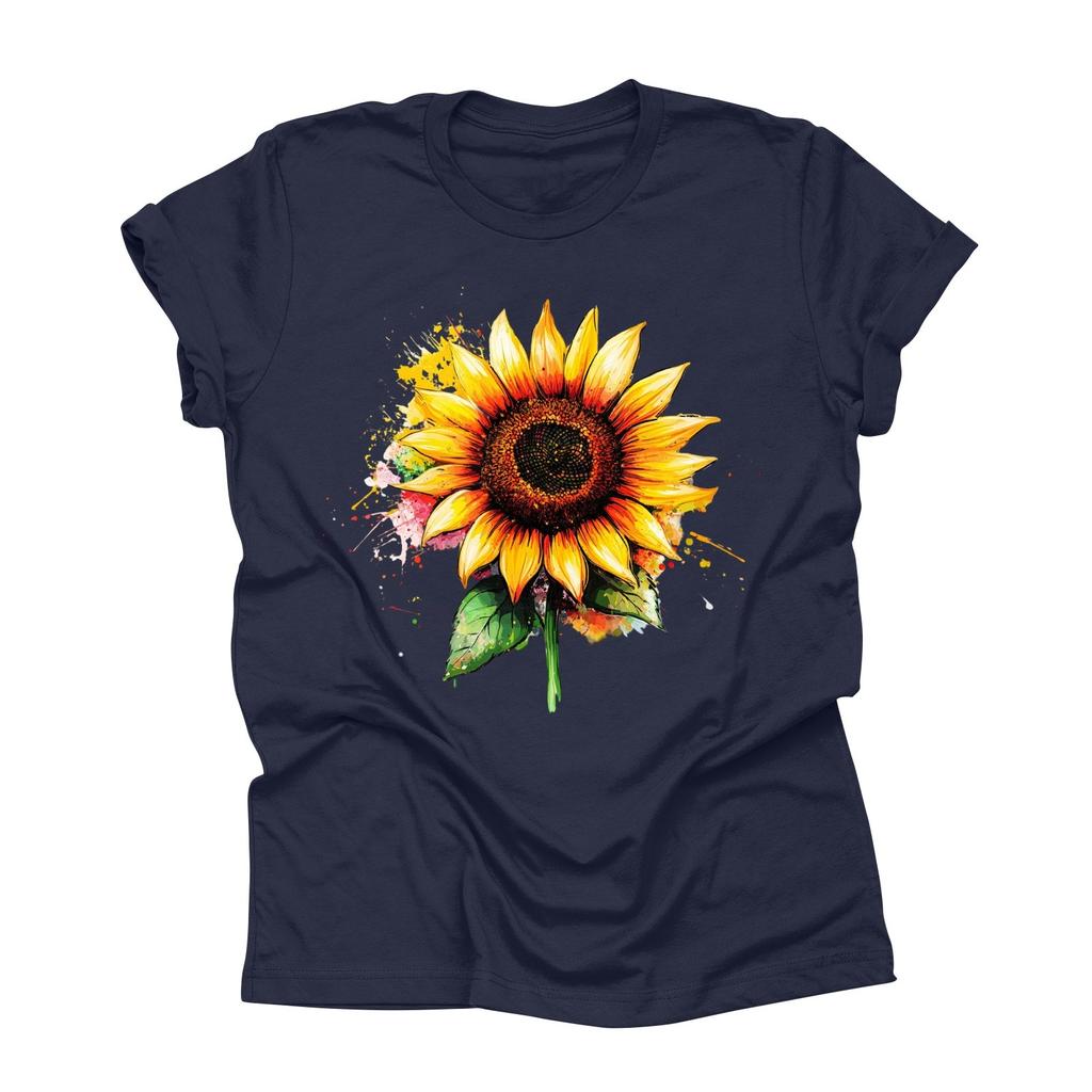 Unisex Casual Fashion Print Crewneck Loose T-shirt