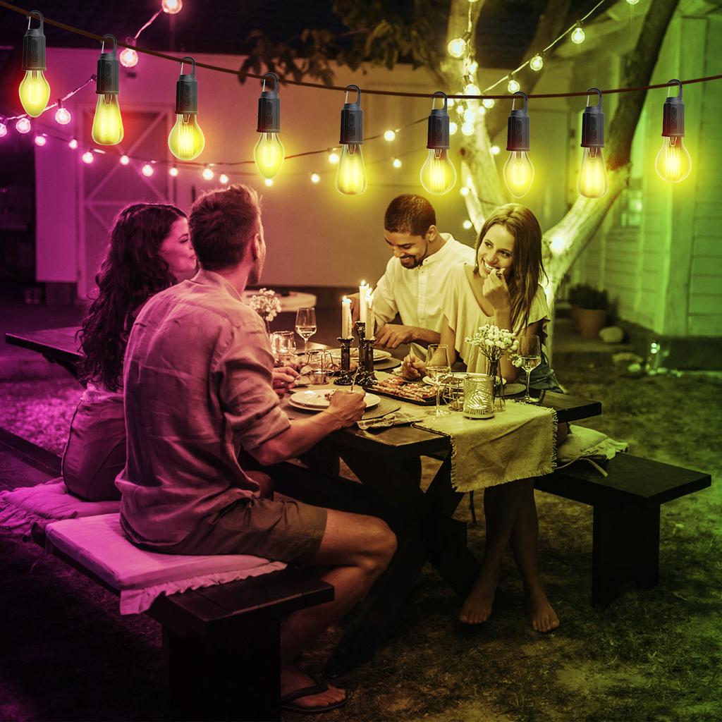 Rechargeable Portable Outdoor Ambient Light LED Multi-function Camping Light 3 Adjustable