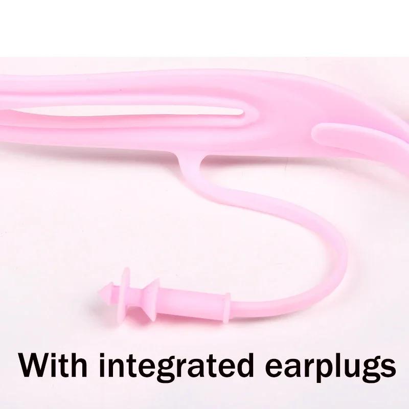 Очки для плавания с диоптриями для детей и девочек, водонепроницаемые, противотуманные, комплект для плавания из ацетата