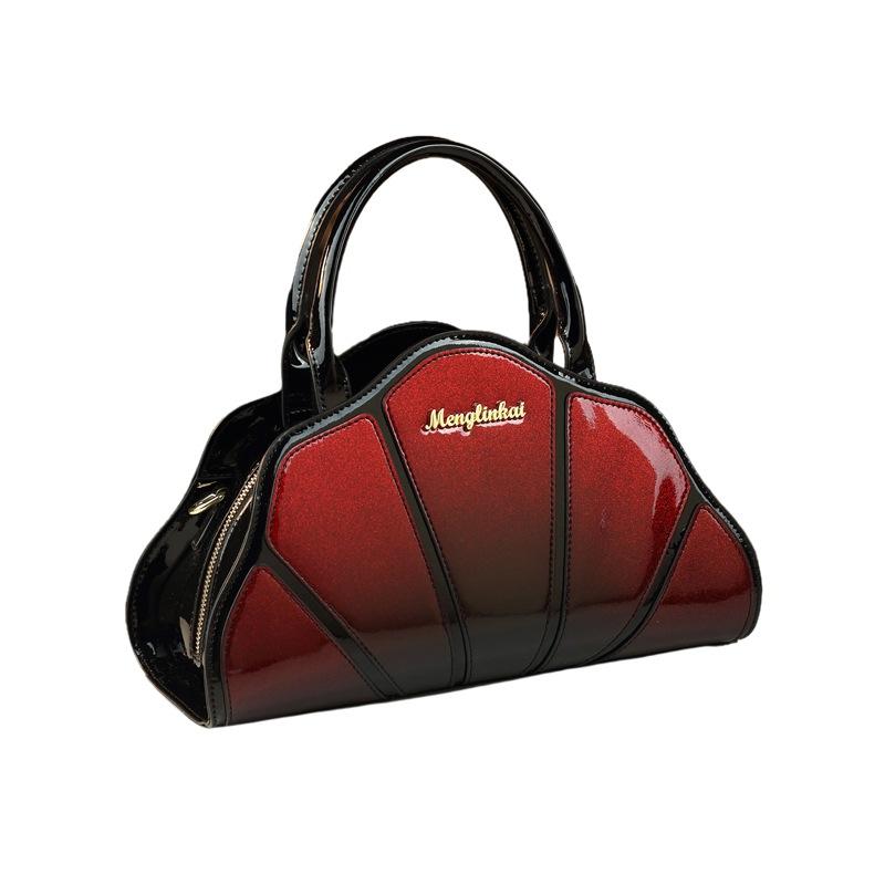 2025 Новая сумка-пельмень со швами на одно плечо через плечо Мода