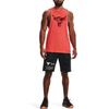 Under Armour Шорты мужские спортивные повседневные с принтом логотипа Project Rock, черные 1370461-001