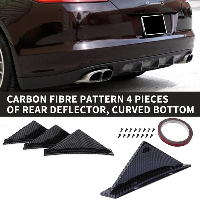 Задний бампер автомобиля плавник акулы диффузор сплиттер губа для Dodge Journey Peugeot 3008 Lada Granta VW Polo Jeep Compass Subaru Iimpreza