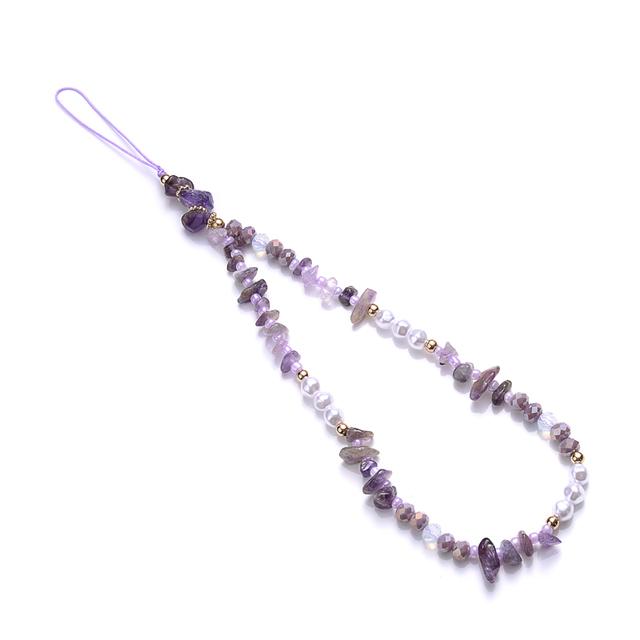 Модные женские акриловые глиняные каменные бусины, цепочка для мобильного телефона, ремешок для мобильного телефона, подвесной шнур, брелок для ключей, ювелирные изделия, настраиваемые