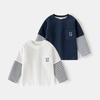 Children's Clothing Children's Autumn T-shirt Bottoming Shirt, Boys' Long-sleeved Korean Version of Cartoon Sleeve Tops Trendy