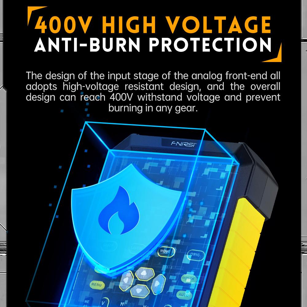 Ручной флуоресцентный цифровой осциллограф, двухканальный портативный осциллограф 2 в 1, сигнал 20 м