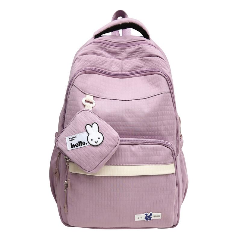 Multi-layered Schoolbag for Girls, Large-capacity College Casual and Fashionable Backpack for Young Girls
