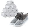 Disposable Shoe Pack of One Size Fits Easy To Lightweight Covers, 100, Waterproof, Oil-Resistant, Portable, Polyethylene/Nonwoven Fabric, All, Use,