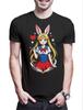 Wild Anime Moon Rabbit Herren T-Shirt Anime Sailor Girl Usagi Tsukino Princess