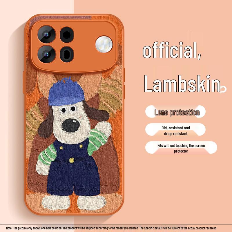 Мягкий защитный чехол Zhangmen Red Dog для OPPO A7 Pro Max