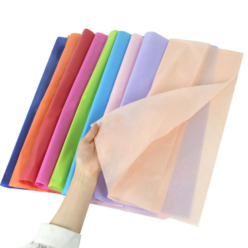 10Pcs 65x50cm Flower Wrapping Tissue Paper Wedding Event Party Bouquet Gift Wrapping Decoration Packaging DIY Craft Supplies