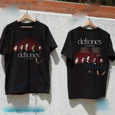 Deftones EU И UK Тур 2026 Расписание Тур Унисекс Футболка