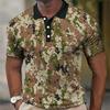 Мужская футболка поло с коротким рукавом, топы с 3D-принтом, модные, из полиэстера, дышащие, удобные, футболки поло