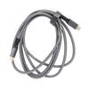 Кабель USB C — USB C, штекер — штекер, передача 20 Гбит/с, быстрая зарядка 240 Вт, вывод видео 4K 60 Гц, USB C 3.2