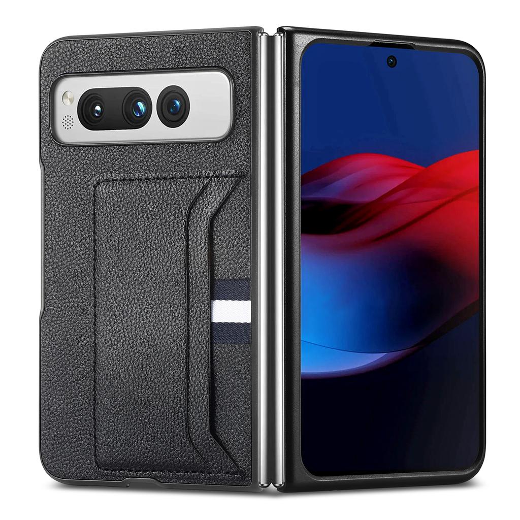 Модный кожаный чехол с защитой от пыли для Google Pixel Fold Pixelfold, противоударный держатель для карт, защитные чехлы
