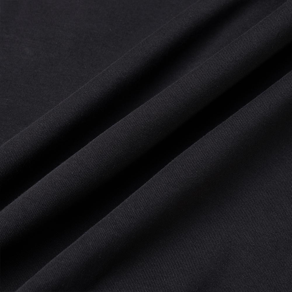 VERSACE JEANS COUTURE T-Shirts Men's Black Crew Neck Moderate Straight Fit 72GAHT07-CJ02O-899