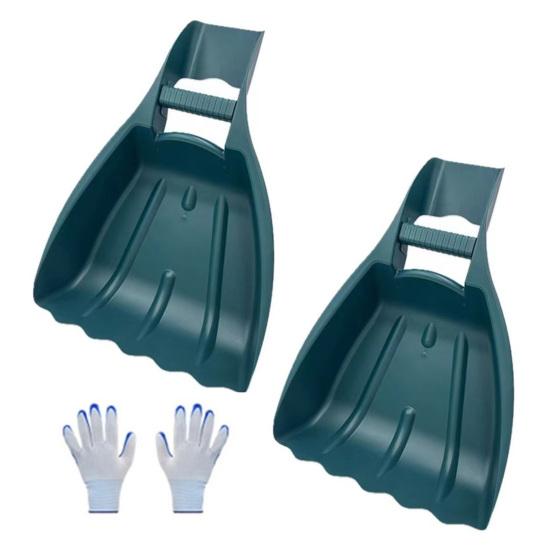 Совки для листьев Ручные грабли Легкие садовые ручные инструменты Садовый захват для сбора листьев Распределения мульчи Работы во дворе