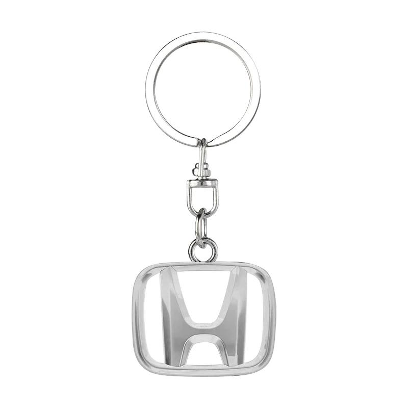Car Hot 2025 Zinc Alloy Key Ring Keychain Car Logo Accessories For Honda Civic Mugen Accord Odyssey JAZZ CRV Fit Hrv Jazz CBR VT
