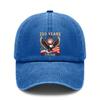 Patriotic Baseball Cap 2026 Unisex "250 YEARS" Eagle Flag Print Polyester Adjustable Sun Hat Breathable Lightweight Casual Outdoor Sports Patriotic