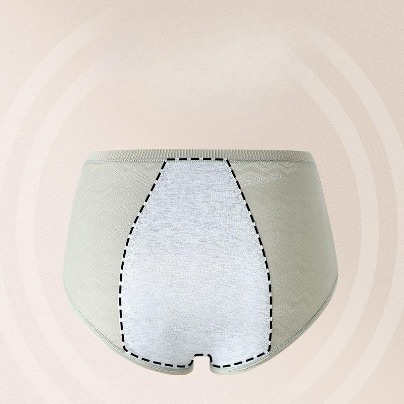 Cotton Plus Size Underwear for Girls with No Visible Stretch High Waisted Briefs Cotton Antibacterial Extended Triangle Panties