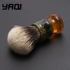 YAQI 22MM Sagrada Familia Two Band Badger Hair Resin Handle Men Wet Shave Brushes And a Shaving Soap Set