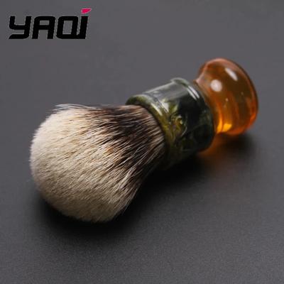 YAQI 22MM Саграда Фамилия Барсучий ворс двухполосный Ручка из смолы Мужские кисти для влажного бритья и набор мыла для бритья