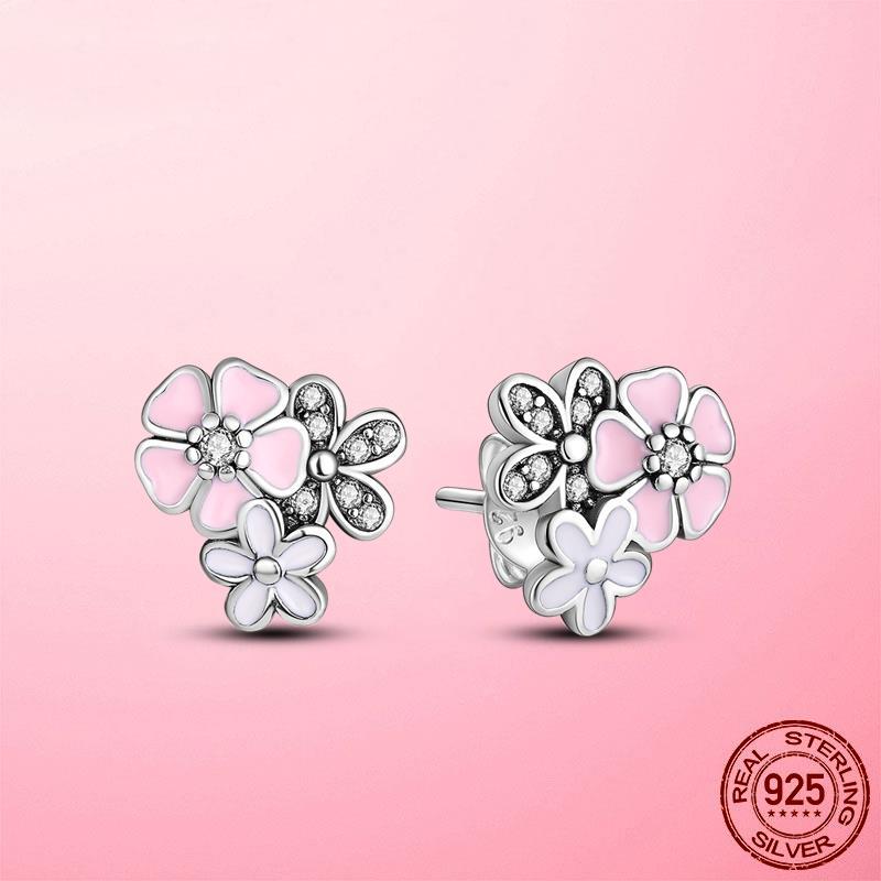 Горячие серебряные серьги-кольца 925 пробы, серебряные серьги-кольца с геометрией дельфина и следом для женщин, модные женские ювелирные изделия, подарок