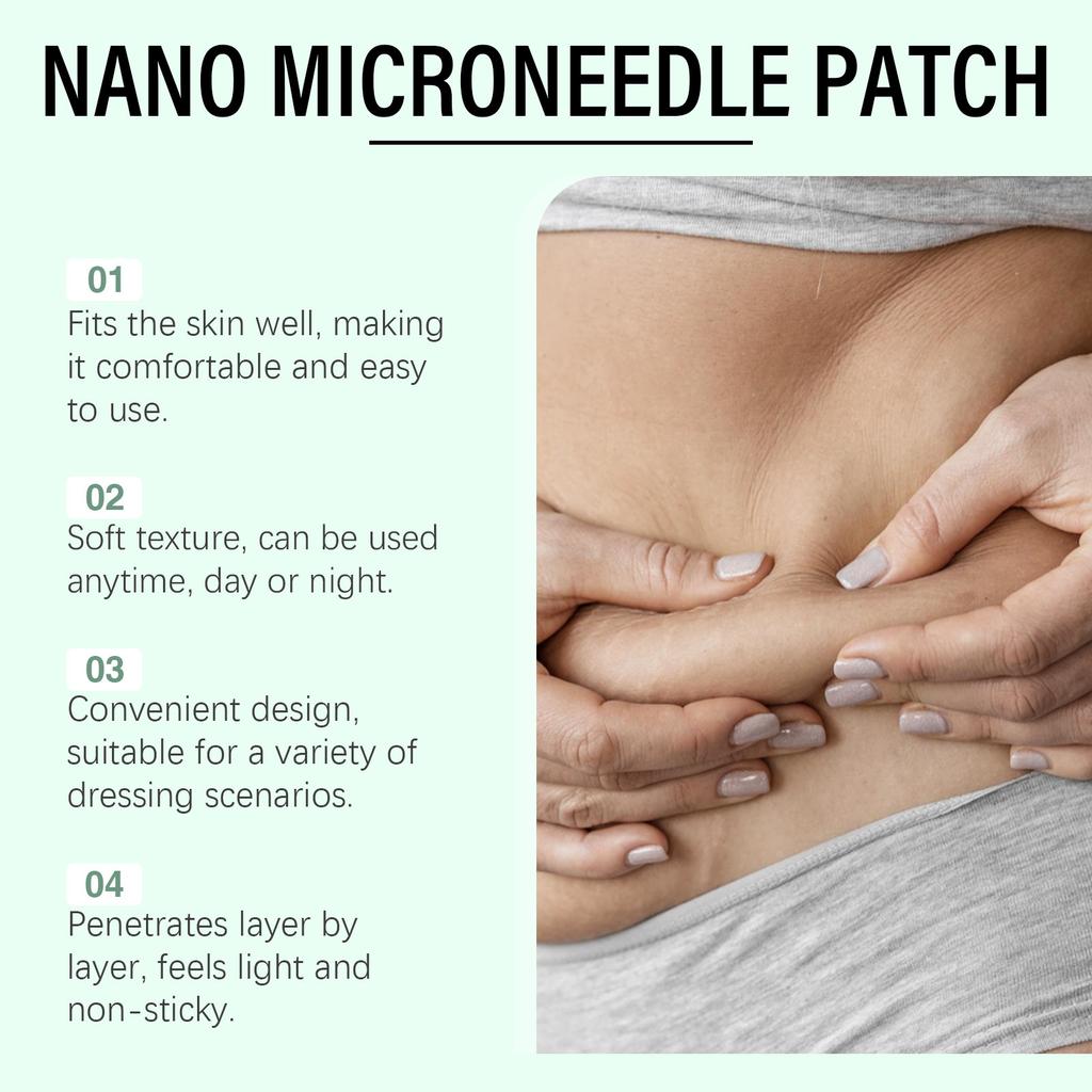 Нано-пластырь с микроиглами для похудения, Пластырь для подтяжки пупка для ленивых, Жиросжигающий пластырь, Вспомогательное средство для формирования тела для ленивых.