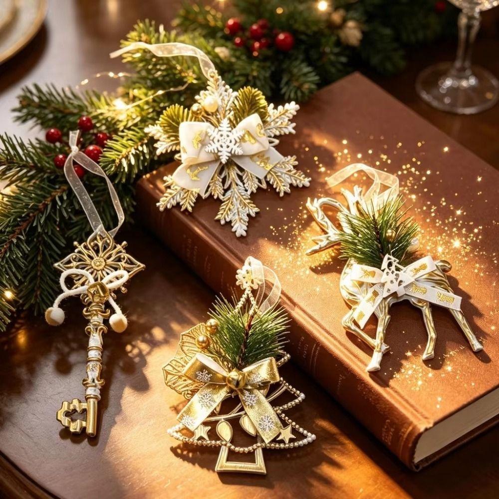 Sparkling Christmas Decoration Pendant Handcrafted Xmas Tree Hanging Pendants Display Windows