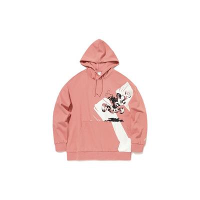 Li-Ning Толстовка с капюшоном X Disney Joint, мужская толстовка с капюшоном абрикосового цвета AWDQ595-4