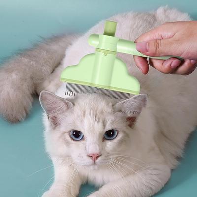 Расческа для кошек Нежная Удобная Нескользящая Легкая Щетка Щетка для шерсти собак для питомца Душ В помещении На улице Щенячий Котенковый Дом Массаж