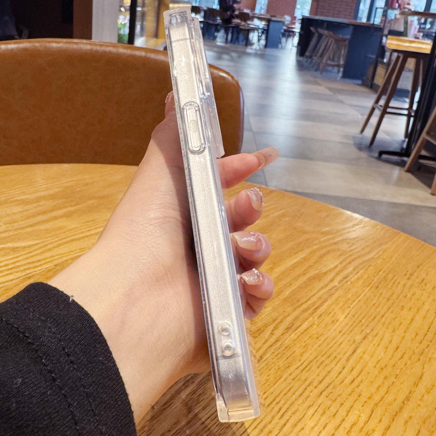 Креативный мультяшный милый не отстающий 14 Плюс 13 Про Макс 12 11 прямоугольный прямолинейный 15 прозрачный чехол для телефона для iphone 16 promax