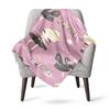 Black Swan Customize Your Name Blanket Used For Chair Office Sofa Bed Camping Soft And Warm Giving Friends And Relatives Birthday Graduation Gift