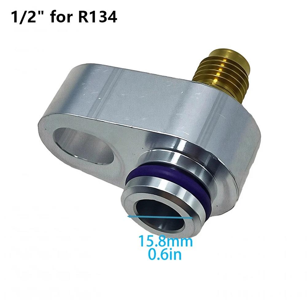 1 шт. Штекер для обнаружения утечек R134/R12 Металлический 3/8" 1/2" 5/8" 3/4" Штекер для утечки кондиционера Штекер конденсатора