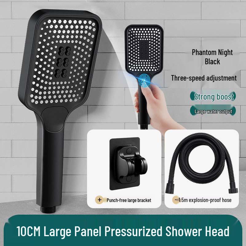 Three-Speed Booster Shower Head Heating Faucet for Bathroom