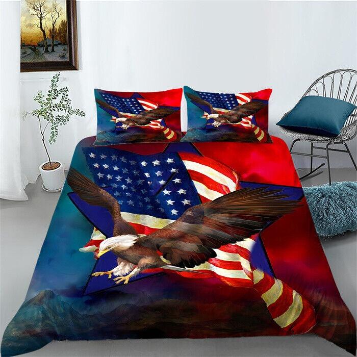 Комплект постельного белья с изображением животных, напечатанный на 3D-принтере, двуспальная кровать, пододеяльник, наволочка, 2/3 шт., быстросохнущее покрывало, роскошное покрывало, домашний текстиль