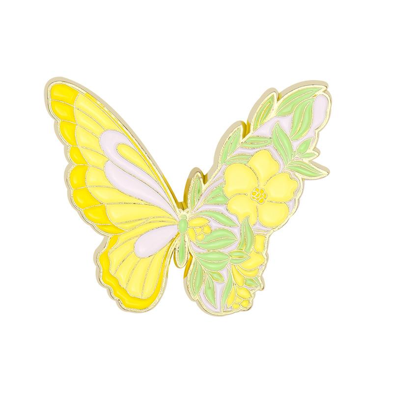 Cartoon Butterfly Collection Enamel Pins Colorful Butterfly Insect Moon Phases Moth Brooch Lapel Backpack Badge Jewelry Gifts