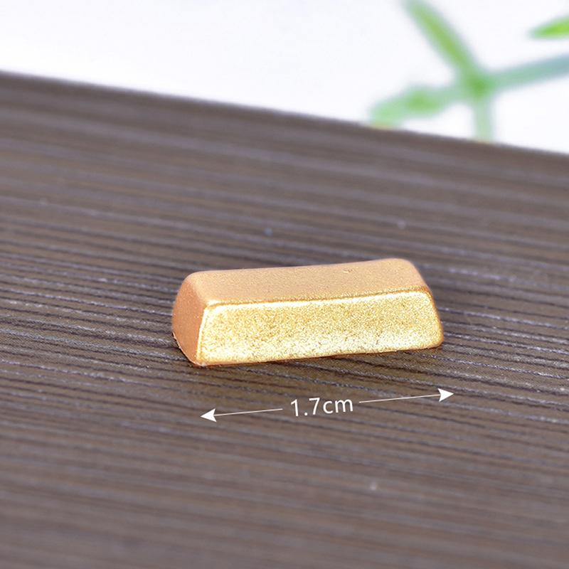 Микропейзаж DIY смоляные поделки новогодние золотые аксессуары слиток дерева тыква лодка