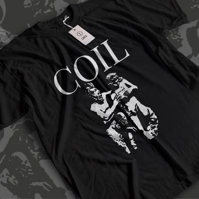 Coil Band - Винтажная футболка с принтом, Throbbing Gristle, Noise Music, Neofolk
