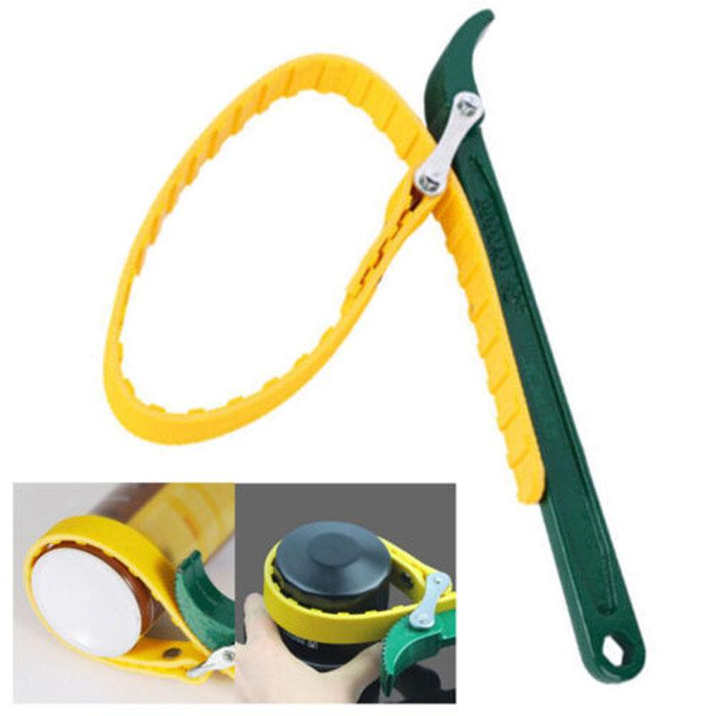 Heavy Duty Oil Fuel Filter Removal Strap Wrench Tool Belt Adjustable 9inch
