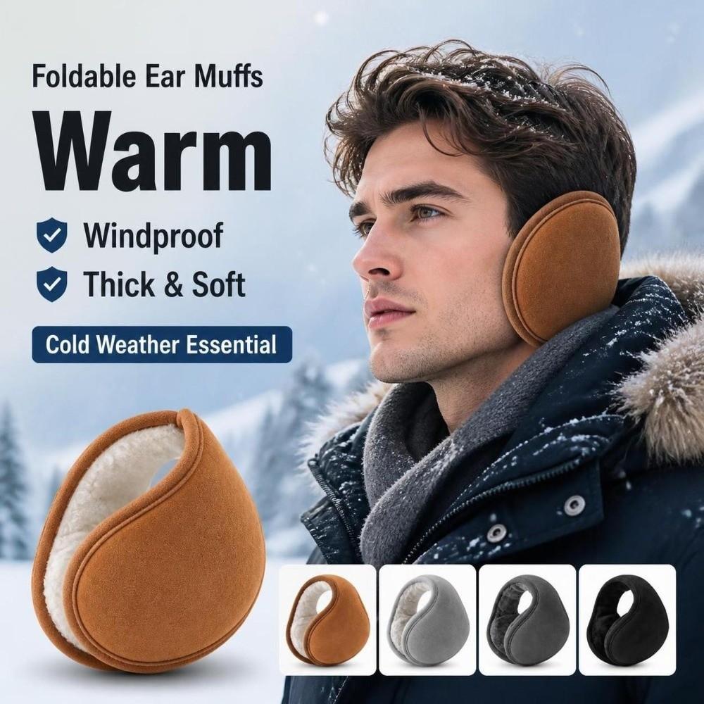 Warm Velvet Ear Muffs Thicken Padding Thicken Ear Covers New Winter Earmuffs Men Women