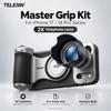 TELESIN Master Grip Комплект для камеры для iPhone 17 18 Pro Pro Max 2-кратный телефото объектив Магнитный чехол Рукоятка для фотографии