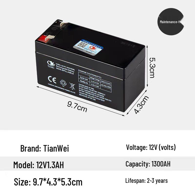 6V/12V Children's Electric Vehicle Rechargeable Battery