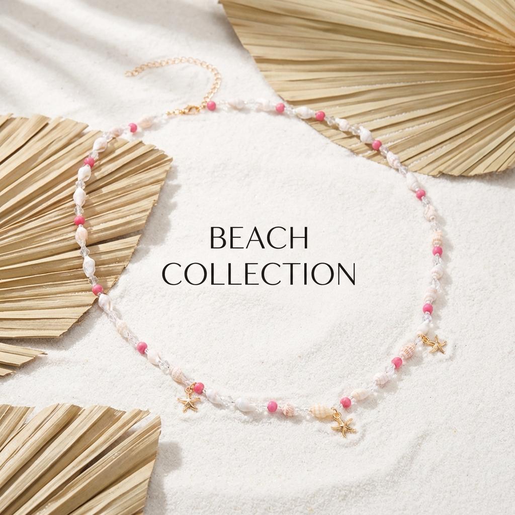 Boho Colorful Beads Waist Chain for Women Fashion Starfish Shell Crystal Belly Chain Summer Beach Sexy Bikini Body Jewelry