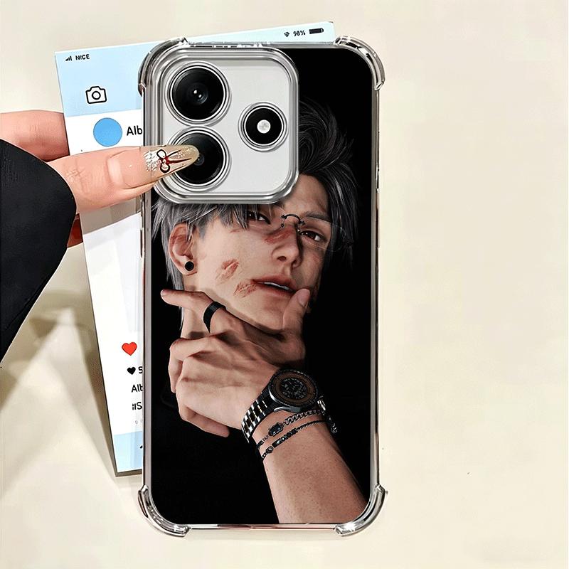 Любовь И Космос Силуэт Мягкий Чехол Для Телефона Для Xiaomi Poco X7 X8 Pro Max X6 X5 X3 F8 Ultra F7 M8 M7 M5S Redmi 15C 15A 15 14C 13C 1